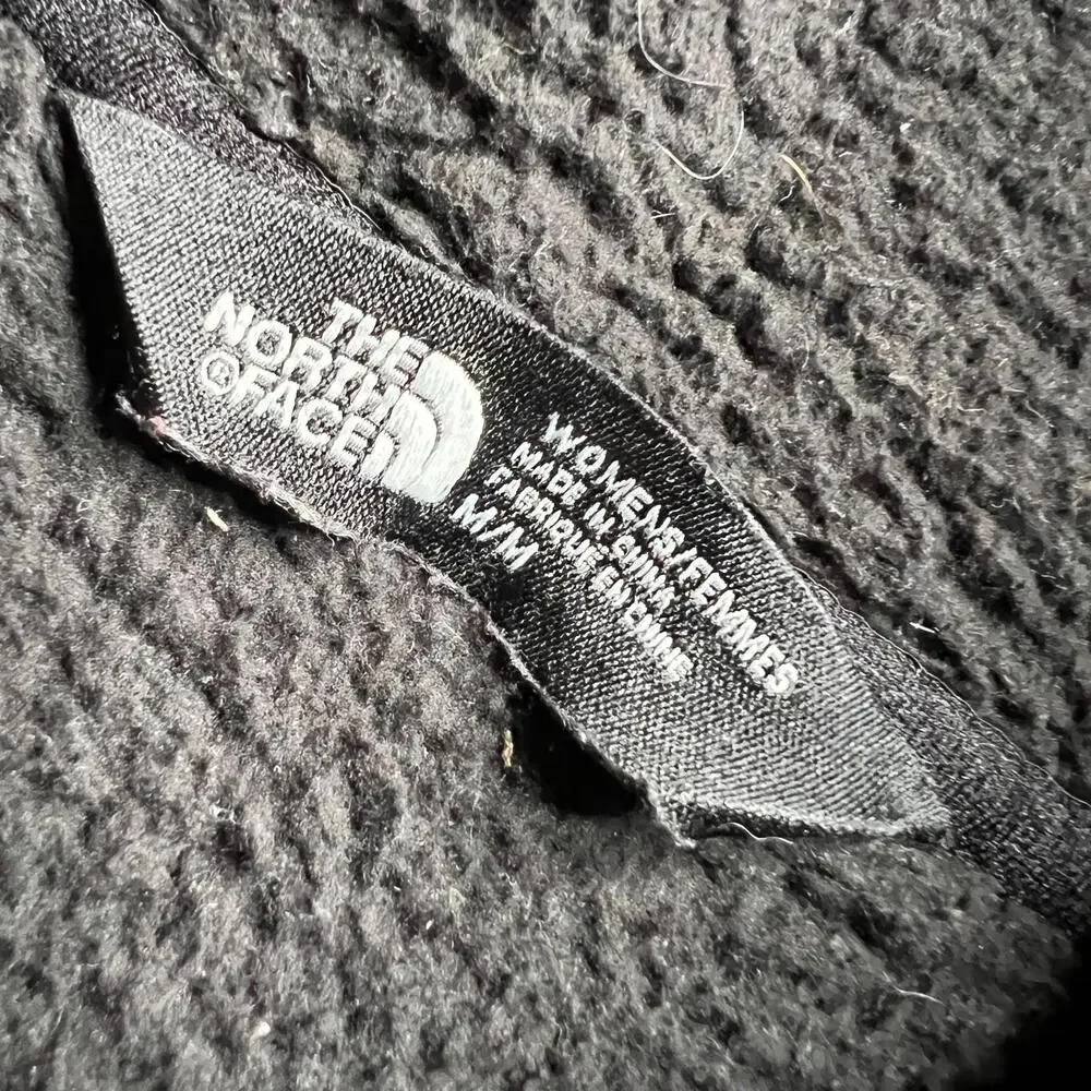 The North Face Women’s Sherpa Fleece Vest Black Size M Medium Zip Front‎ Pockets
